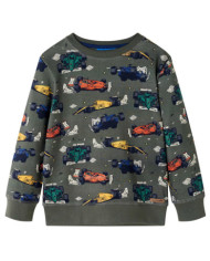 Sweatshirt pour enfants kaki 104 | Mobilier & Déco