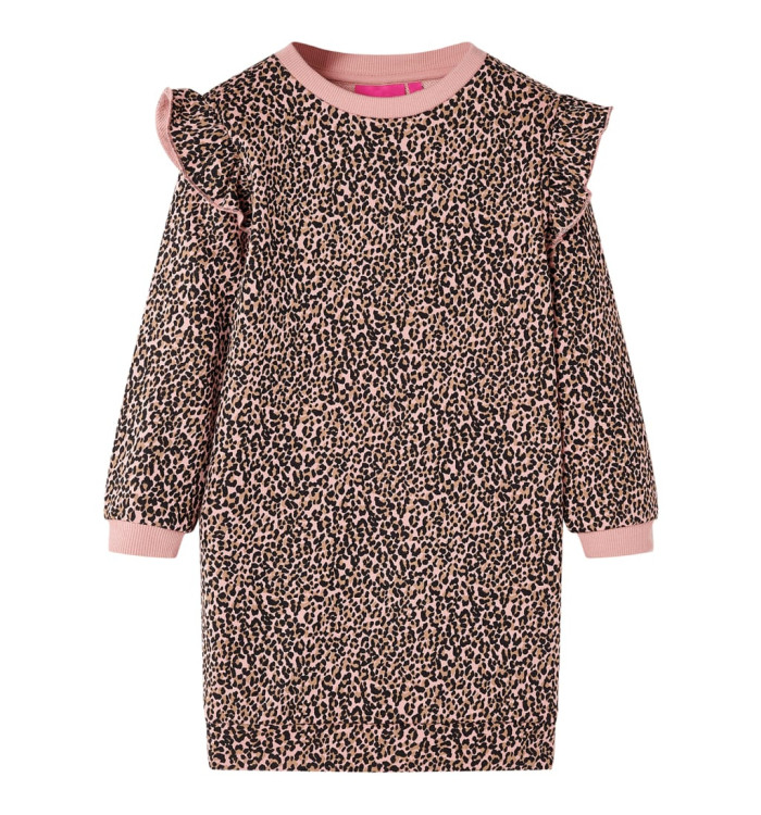 Robe sweatshirt pour enfants rose moyen 92 | Mobilier & Déco