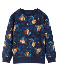 Sweatshirt pour enfants bleu marine 128 | Mobilier & Déco