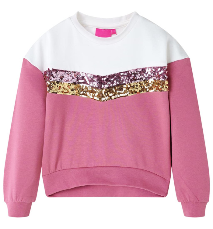 Sweatshirt pour enfants framboise 104 | Mobilier & Déco