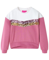 Sweatshirt pour enfants framboise 104 | Mobilier & Déco