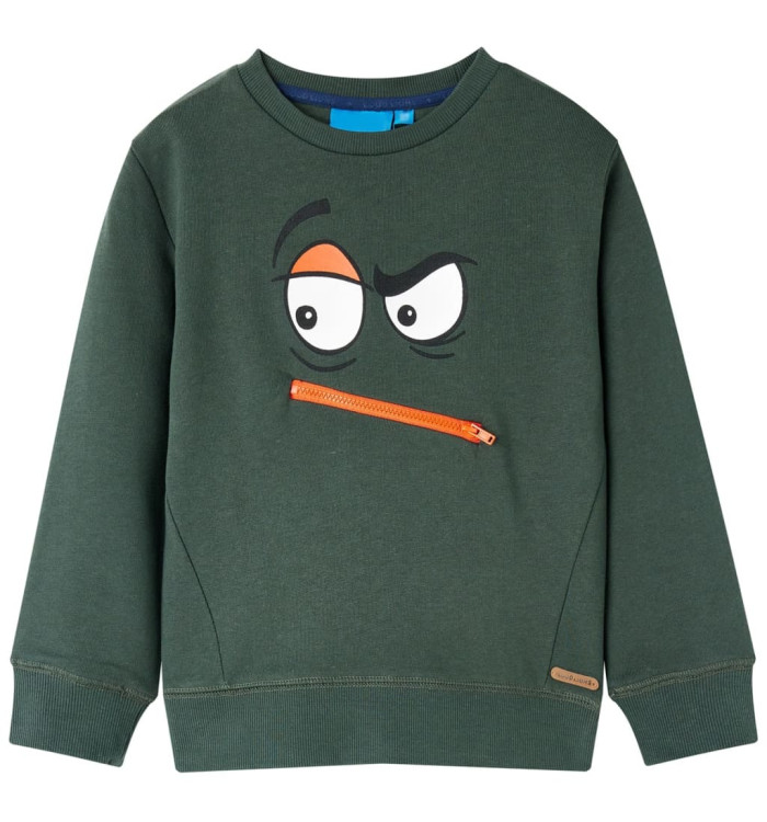 Sweatshirt pour enfants vert foncé 92 | Mobilier & Déco