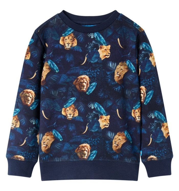Sweatshirt pour enfants bleu marine 104 | Mobilier & Déco