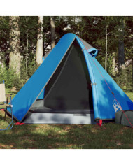 Tente de camping à dôme 2 personnes bleu imperméable | Mobilier & Déco