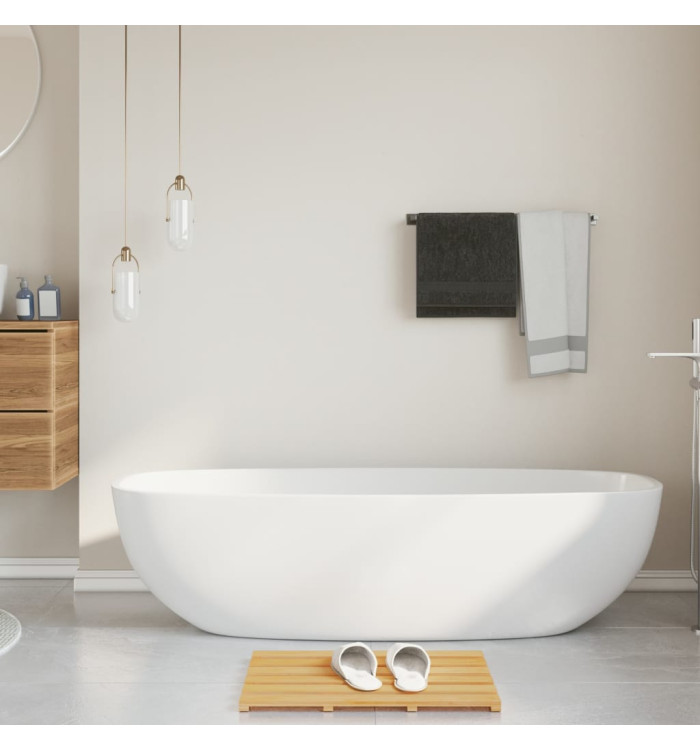 Tapis de bain bambou 54x36 cm | Mobilier & Déco