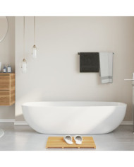 Tapis de bain bambou 54x36 cm | Mobilier & Déco