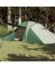 Tente familiale à dôme 6 personnes vert imperméable | Mobilier & Déco