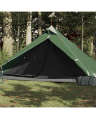 Tente de camping tipi 1 personne vert imperméable | Mobilier & Déco