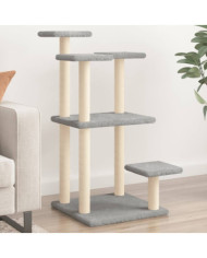 Arbres à chat avec plates-formes gris clair 98,5 cm | Mobilier & Déco