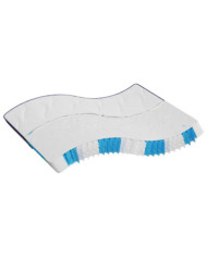 Matelas à ressorts ensachés dureté moyenne 200x200 cm | Mobilier & Déco