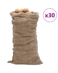 Sacs en jute 30 pcs 65x135 cm 100 % jute 220 g/m² | Mobilier & Déco