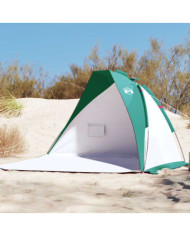 Tente de plage vert d'eau 268x223x125 cm 185T polyester | Mobilier & Déco