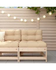 Canapé central de jardin bois de pin massif | Mobilier & Déco