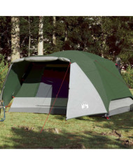 Tente familiale avec porche 6 personnes vert imperméable | Mobilier & Déco