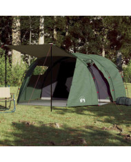 Tente de camping tunnel 4 personnes vert imperméable | Mobilier & Déco