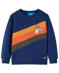 Sweatshirt pour enfants bleu marine 140 | Mobilier & Déco