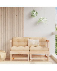 Canapés d'angle de jardin 2 pcs bois de pin massif | Mobilier & Déco
