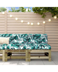 Canapés centraux de jardin 2 pcs bois de pin imprégné | Mobilier & Déco