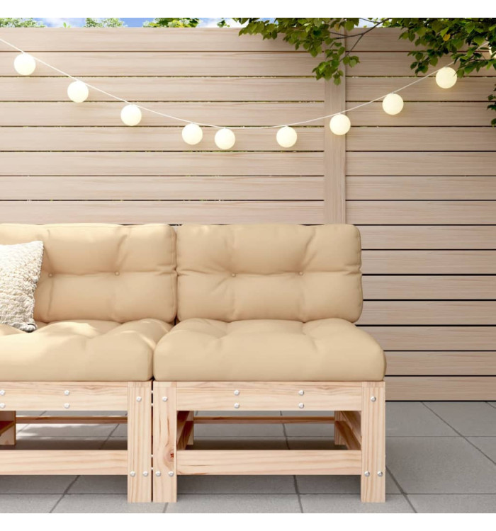 Canapé central de jardin bois de pin massif | Mobilier & Déco