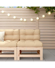 Canapé central de jardin bois de pin massif | Mobilier & Déco