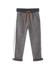 Pantalon de survêtement pour enfants mélange gris foncé 140 | Mobilier & Déco