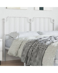 Tête de lit métal blanc 160 cm | Mobilier & Déco