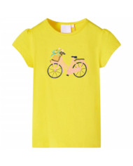 T-shirt pour enfants jaune 140 | Mobilier & Déco