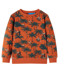 Sweatshirt pour enfants rouille clair 128 | Mobilier & Déco