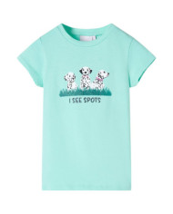 T-shirt pour enfants menthe claire 92 | Mobilier & Déco