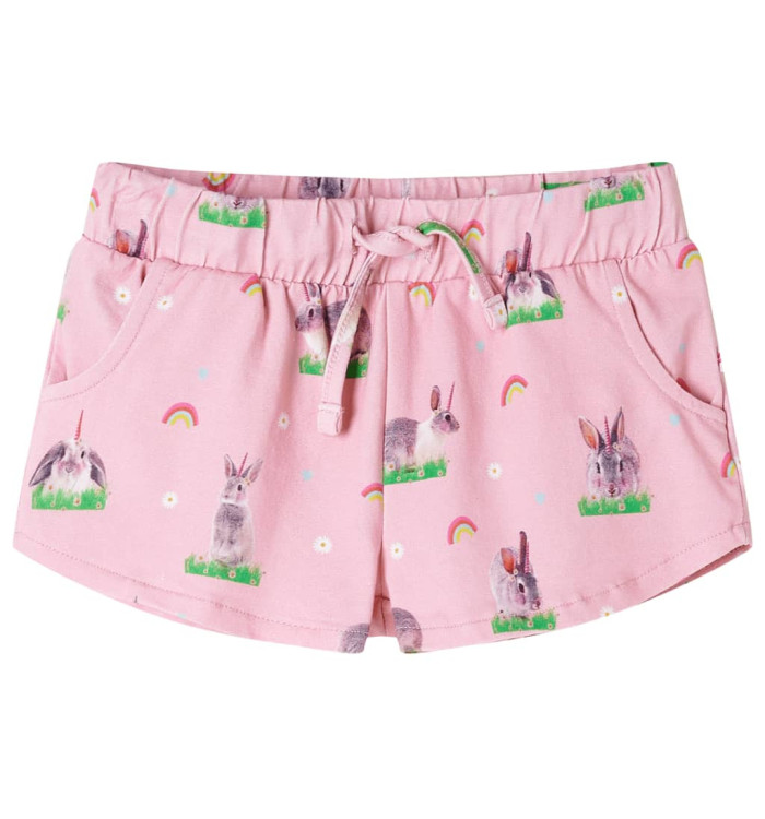 Short pour enfants avec cordon de serrage rose clair 128 | Mobilier & Déco