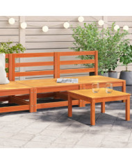 Canapés de jardin sans accoudoirs 2 pcs bois de pin massif | Mobilier & Déco