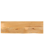 Dessus de table à bord vivant 110x20x2,5cm bois massif manguier | Mobilier & Déco