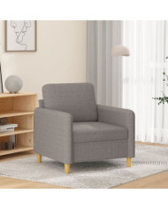 Fauteuil Taupe 60 cm Tissu | Mobilier & Déco