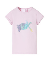 T-shirt pour enfants lilas 128 | Mobilier & Déco