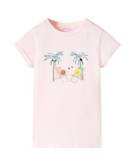 T-shirt pour enfants rose pâle 92 | Mobilier & Déco