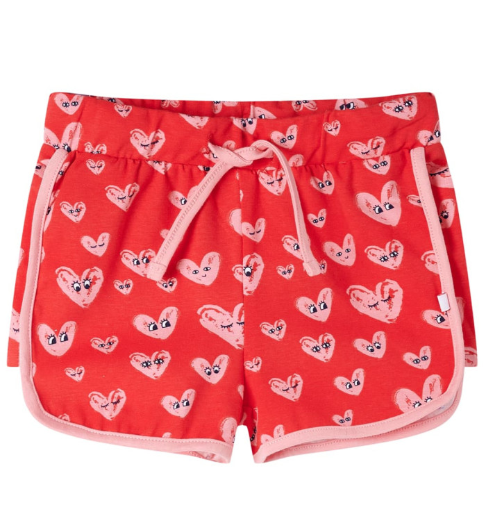 Short pour enfants avec cordon de serrage rouge 92 | Mobilier & Déco