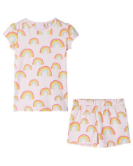 Pyjamas à manches courtes pour enfants rose pâle 92 | Mobilier & Déco