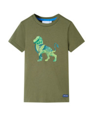 T-shirt pour enfants kaki 104 | Mobilier & Déco