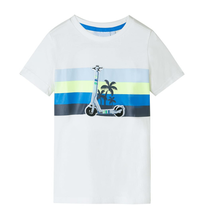 T-shirt pour enfants écru 116 | Mobilier & Déco