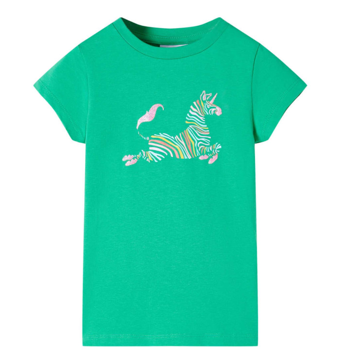 T-shirt pour enfants vert 140 | Mobilier & Déco