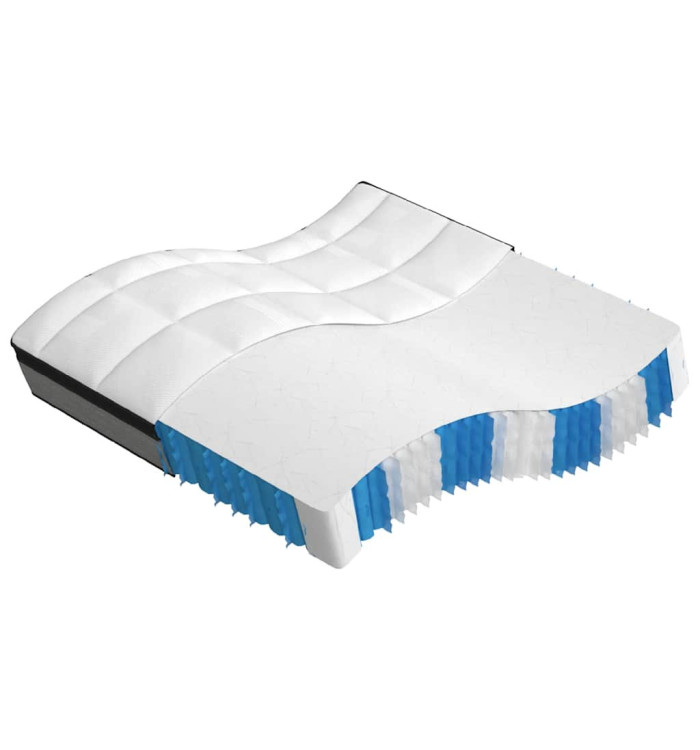 Matelas à ressorts ensachés moyen plus 200x200 cm | Mobilier & Déco