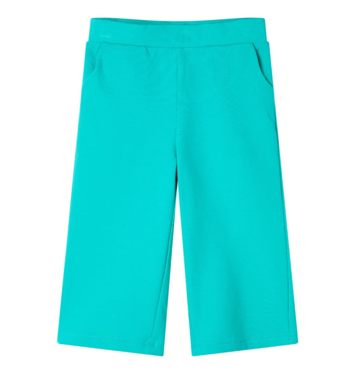 Pantalon à jambes larges pour enfants menthe 128 | Mobilier & Déco