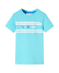 T-shirt pour enfants aqua 104 | Mobilier & Déco