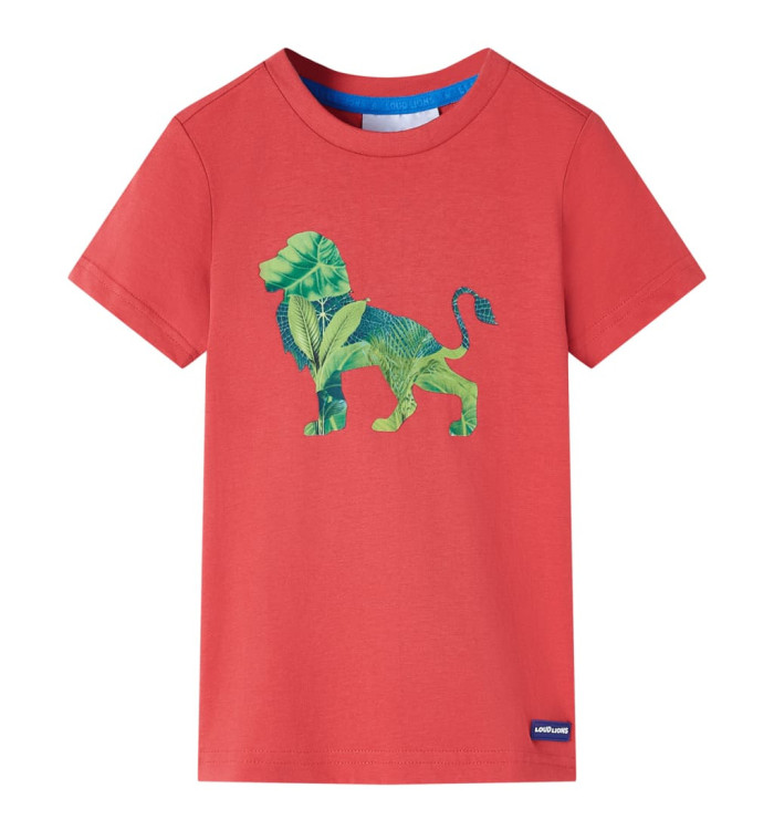 T-shirt pour enfants rouge 128 | Mobilier & Déco