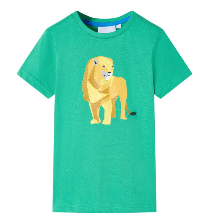 T-shirt pour enfants vert 128 | Mobilier & Déco