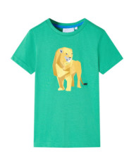 T-shirt pour enfants vert 128 | Mobilier & Déco