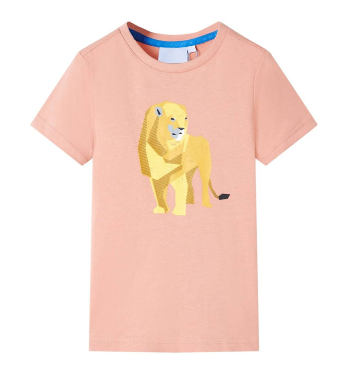 T-shirt pour enfants orange clair 140 | Mobilier & Déco
