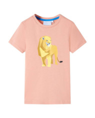 T-shirt pour enfants orange clair 140 | Mobilier & Déco