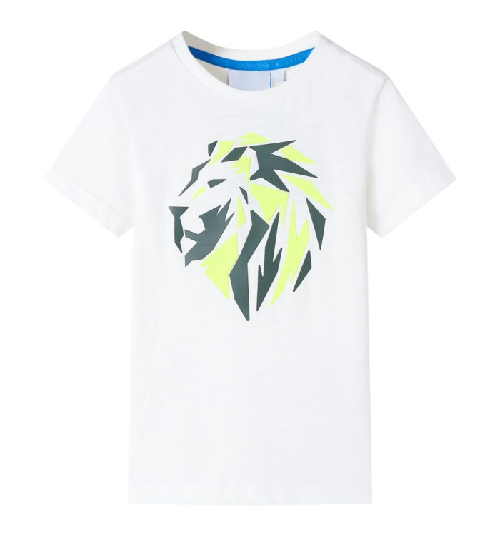 T-shirt pour enfants écru 140 | Mobilier & Déco