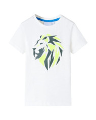T-shirt pour enfants écru 140 | Mobilier & Déco